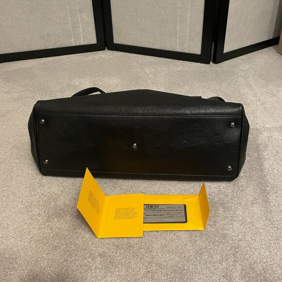 Fendi Goatskin Peekaboo (ISeeU) Satchel - Black - Picture 11 of 16